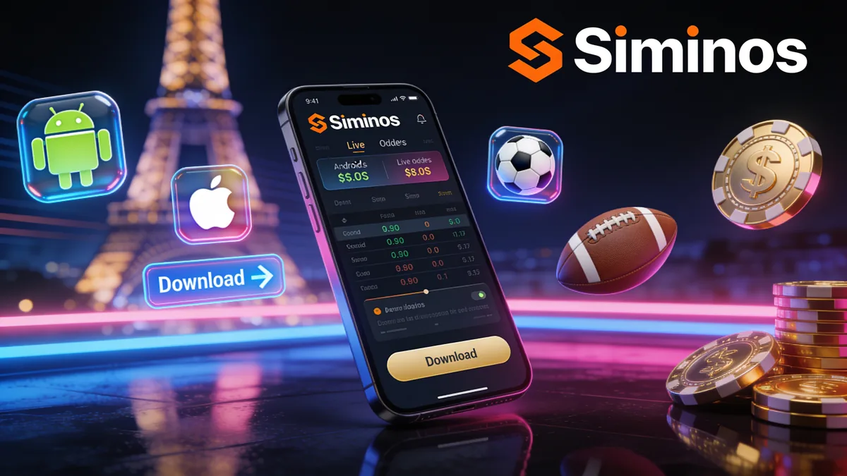 S'inscrire via l'Application Mobile Simsinos pour les joueurs en France